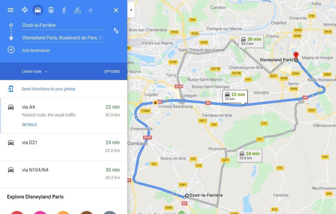 奥祖瓦尔-拉费里耶尔Tres Beau Studio Proche De Disneyland Et De Paris公寓 外观 照片